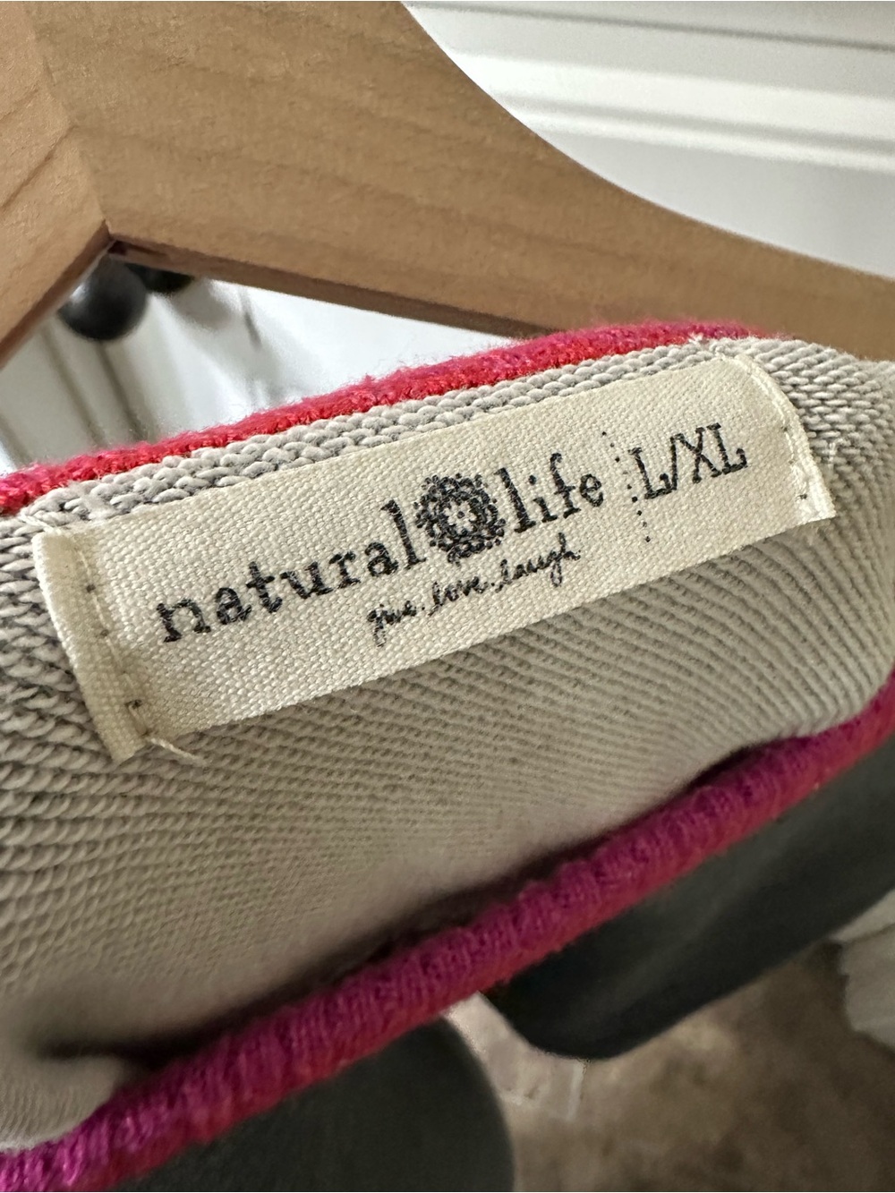 NATURAL LIFE Women's L/xl boxy Fit Color Block Sweatshirt Mixed Media - Picture 5 of 5